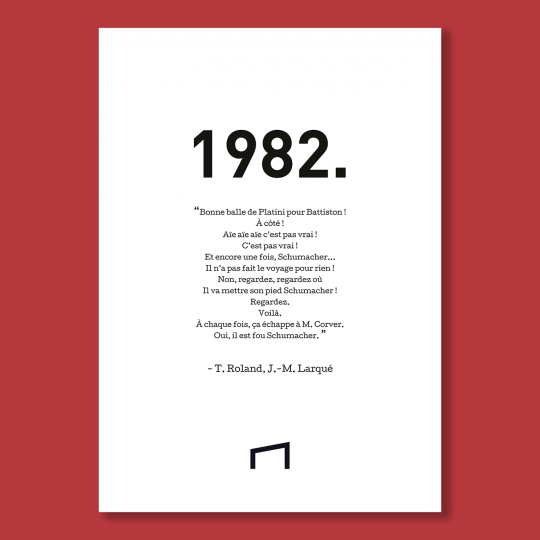 Affiche Citation - T. Roland 1982