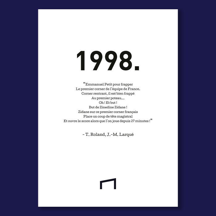 Affiche Citation - T. Roland 1998