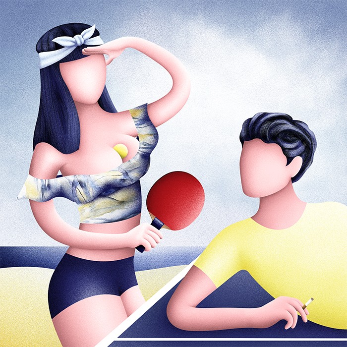 Affiche Balle de Match by ANNA