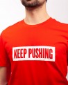 T-shirt Keep pushing