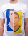 T-shirt Zinedine vs Ronaldo