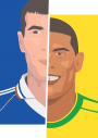 Affiche Zinedine vs Ronaldo