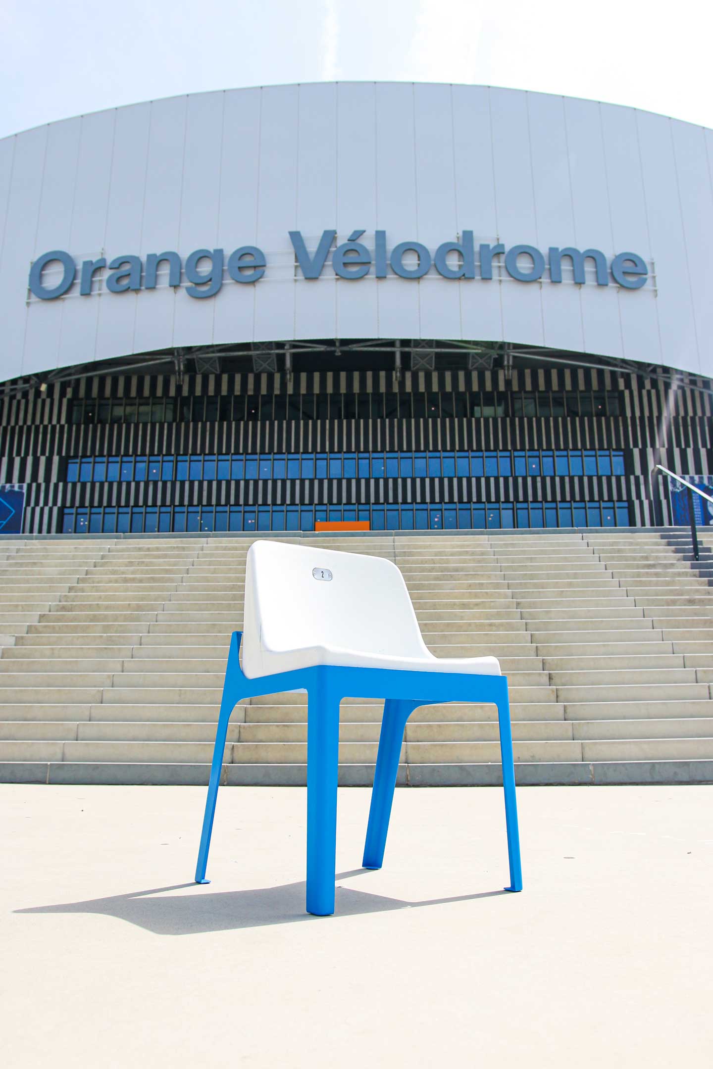Siège collector Orange Vélodrome